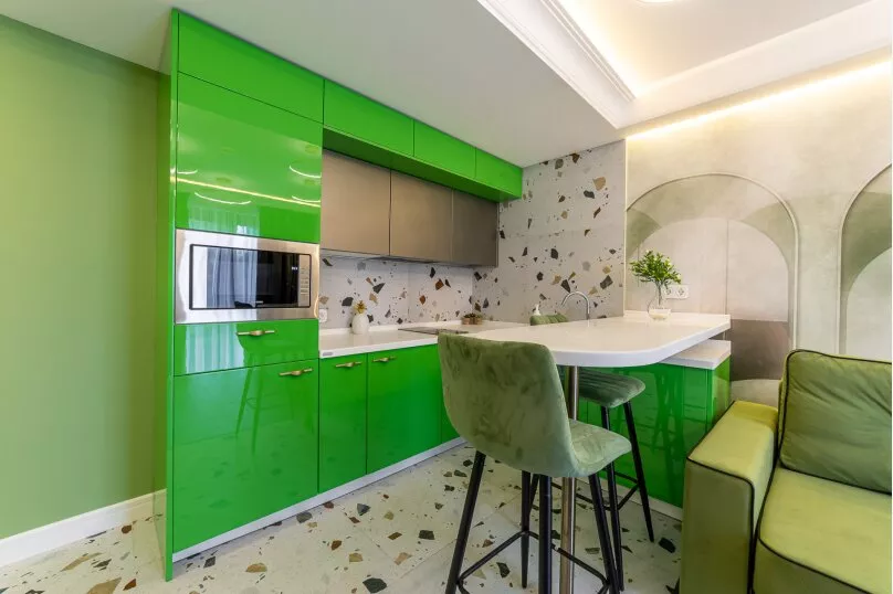 Апартаменты с 1 спальней. Квартира в многоквартирном доме Апартаменты ЖК «Красная площадь». Сочи