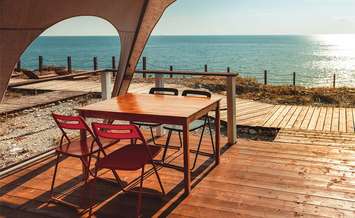 Шатёр-Сафари. Отель Scala. Кабардинка