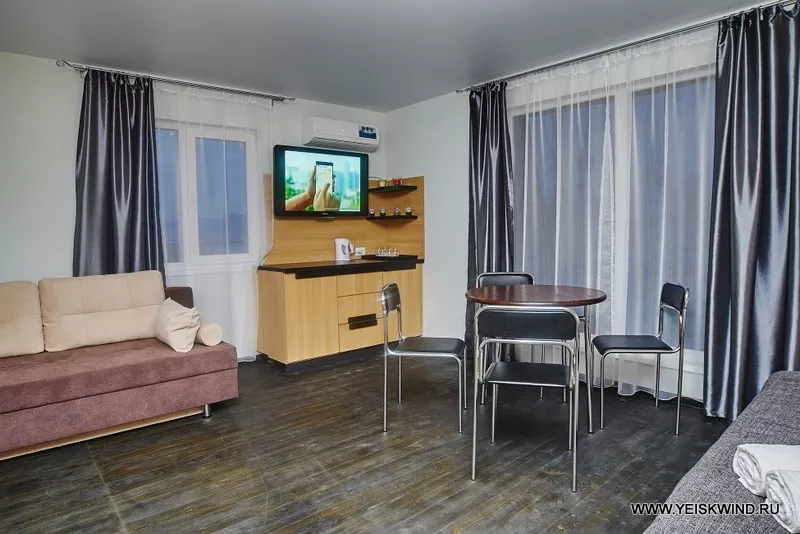 Номер Studio. Серф-отель YEISKWIND. Ейск