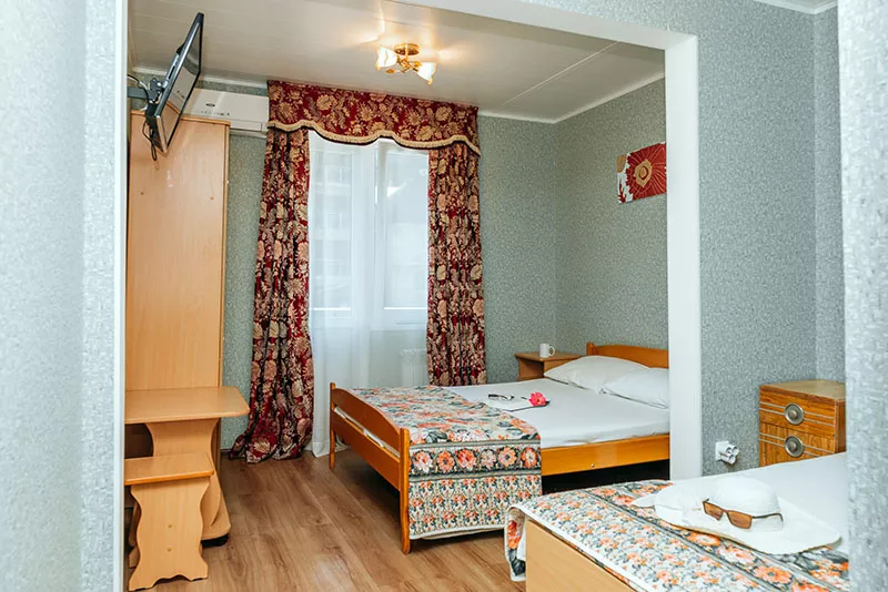 Однокомнатный номер для размещения 2-3-4-х человек. Частный сектор  дом Зодиак. Лазаревское Однокомнатный номер для размещения 2-3-4-х человек. Частный сектор  дом Зодиак. Лазаревское