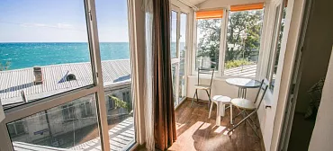 Дом под ключ на пляже с великолепными видом на море