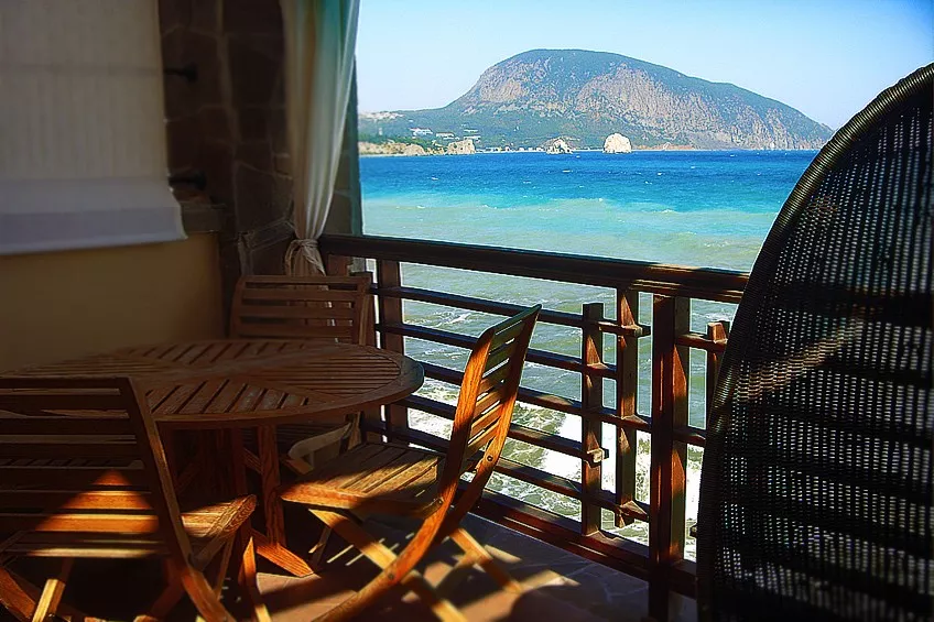 Апартаменты на пляже. Виллы "Мераба". Гурзуф