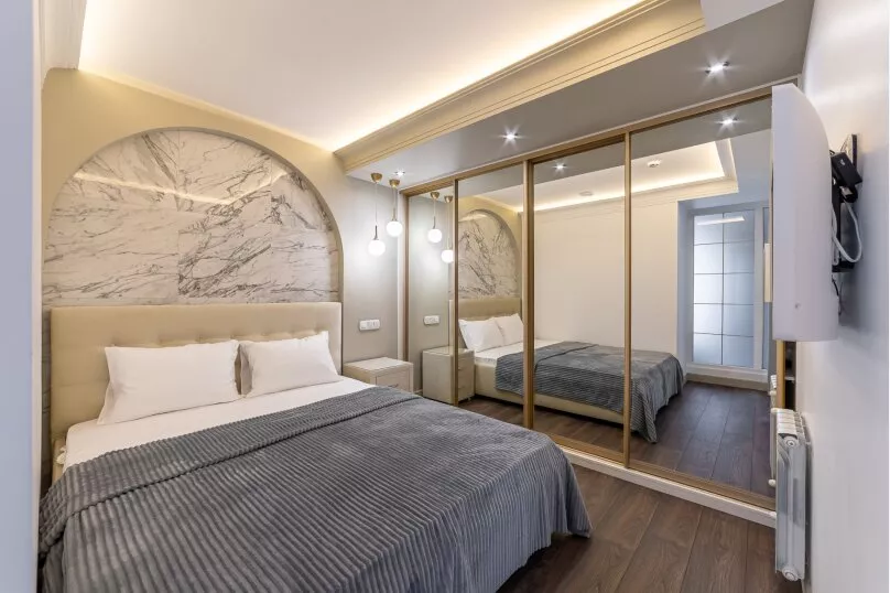 Апартаменты с 2 спальнями. Квартира в многоквартирном доме Апартаменты ЖК «Красная площадь». Сочи