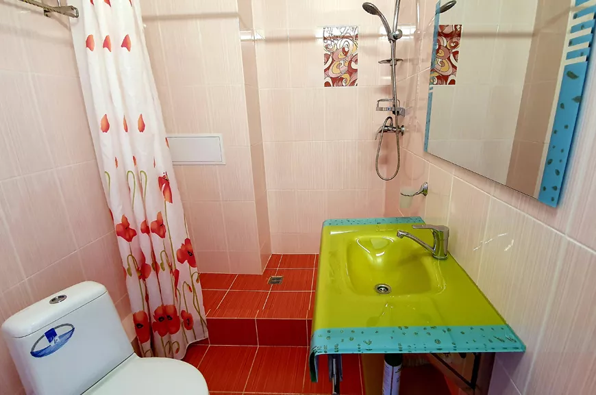 2-местный номер с балконом и видом на море и горы. Гостевой дом «Камилла Sunrise». Алушта