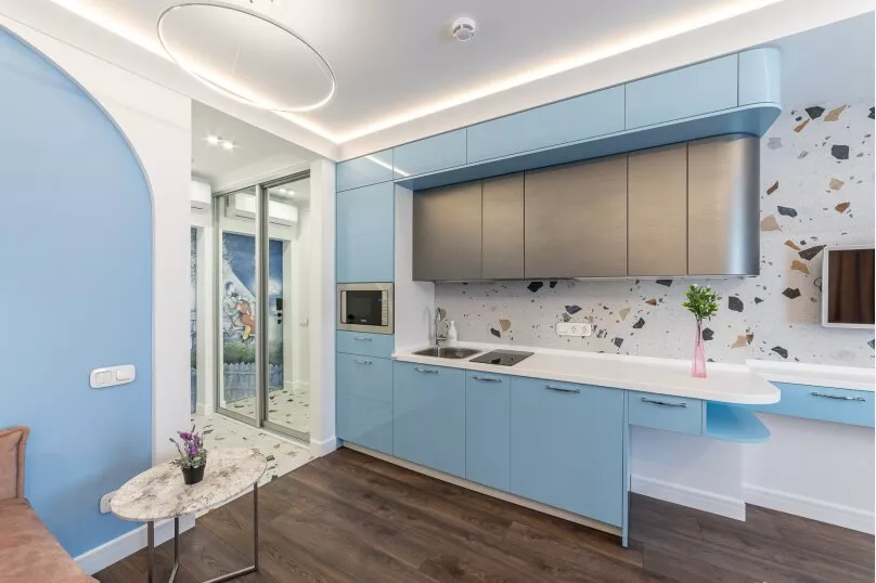 Апартаменты-студия. Квартира в многоквартирном доме Апартаменты ЖК «Красная площадь». Сочи