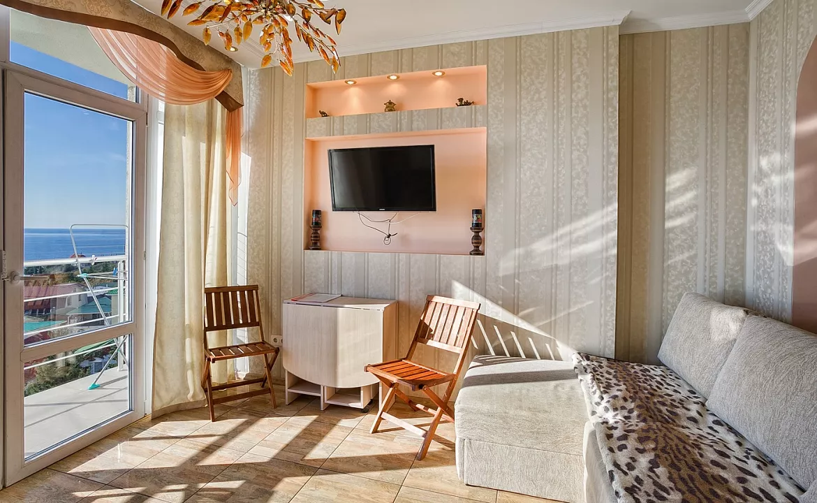 Квартира-студио №16. Квартира в многоквартирном доме Видовые апартаменты в Мисхоре. Кореиз Квартира-студио №16. Квартира в многоквартирном доме Видовые апартаменты в Мисхоре. Кореиз