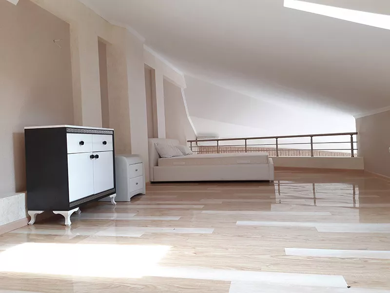 2-х уровневые Апартаменты с кухней, балконом и видом на море. Коттедж «Алустон». Рыбачье