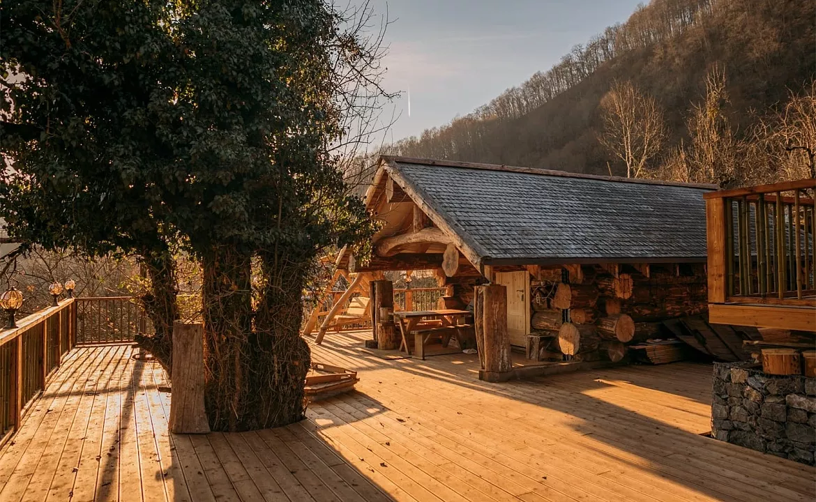 HILLS 1200 - премиальная горная резиденция в Медовеевке. Отель «HILLS POLYANA». Красная Поляна