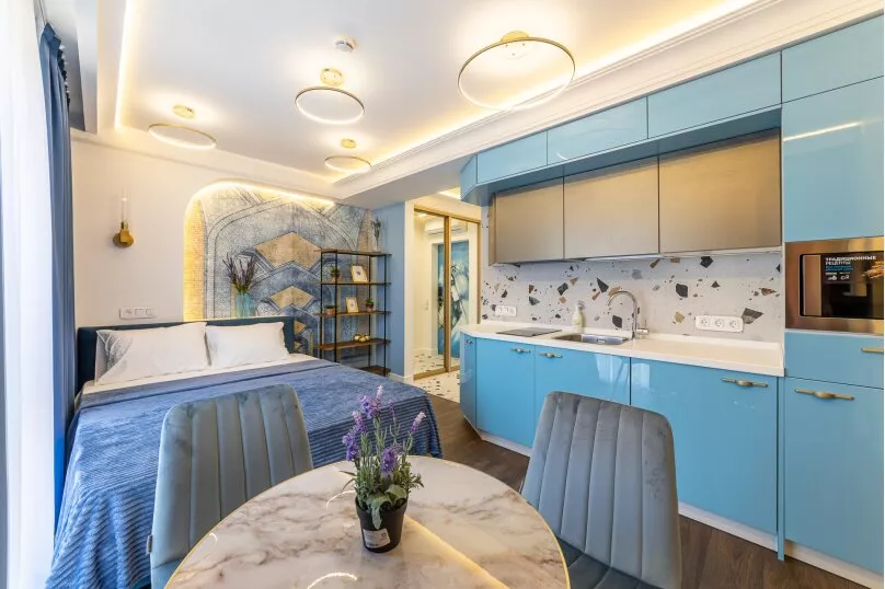 Стандартные апартаменты. Квартира в многоквартирном доме Апартаменты ЖК «Красная площадь». Сочи