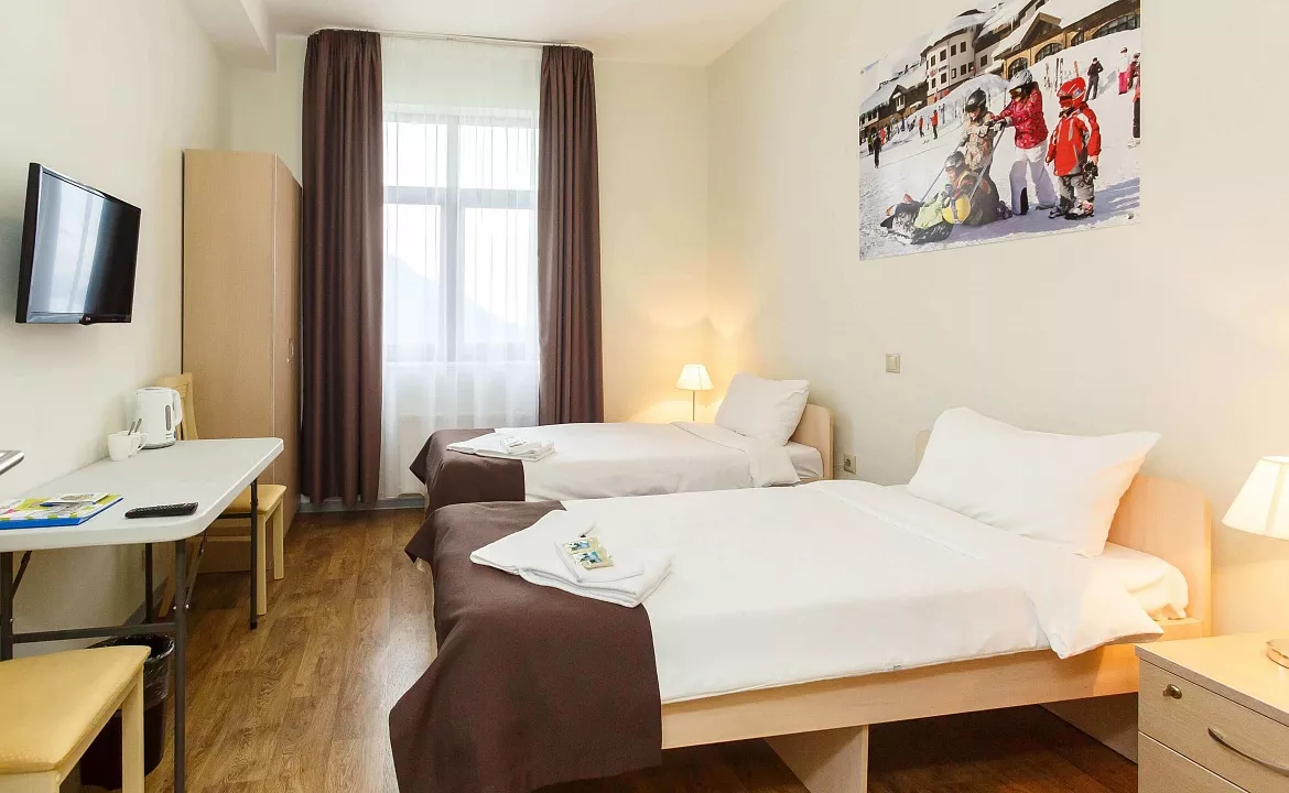 Семейный номер. Отель "Rosa Ski Inn"   . Красная Поляна