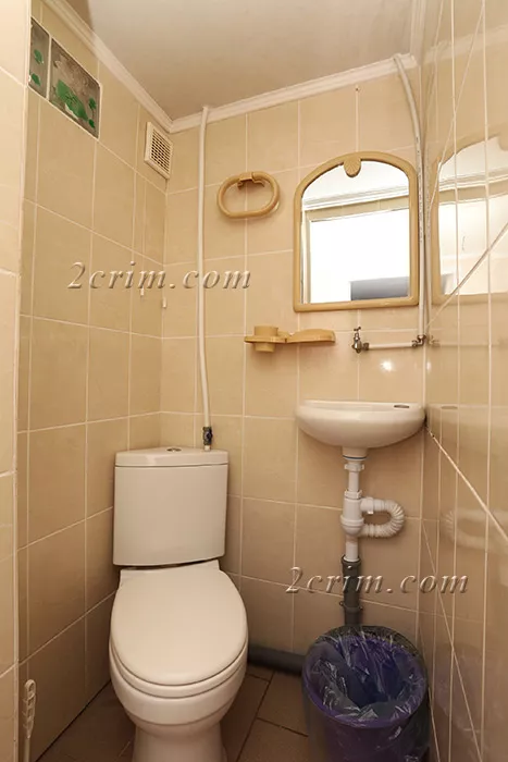 Трехместный номер в коттедже Уютный дворик. Гостевой дом "Крымский кораблик". Орджоникидзе