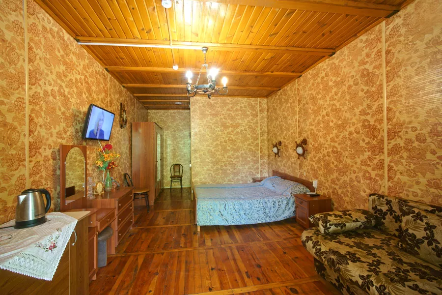 3-местный стандарт с кондиционером и мини-кухней. Эко-отель «Эспаньола». Солнечногорское