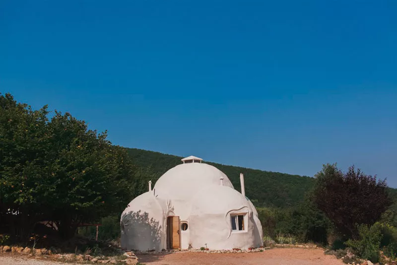 Двухэтажный эко-дом. EcoСamp. Куйбышево