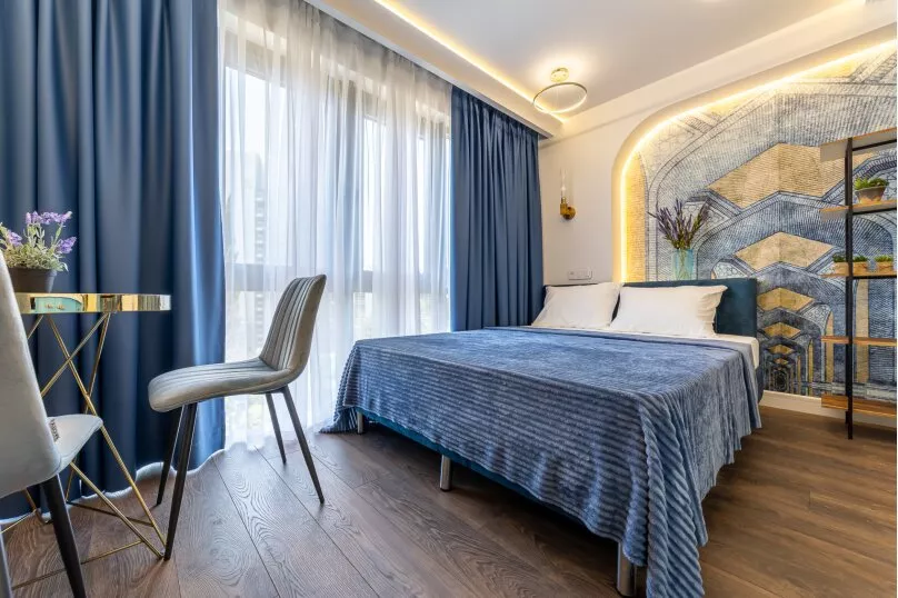 Стандартные апартаменты. Квартира в многоквартирном доме Апартаменты ЖК «Красная площадь». Сочи