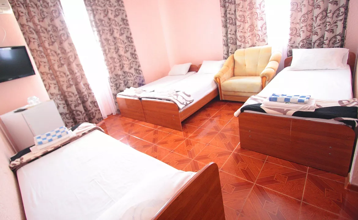 Люкс однокомнатный 4-х местный с балконом. Гостевой дом «ZIRIDIS». Витязево