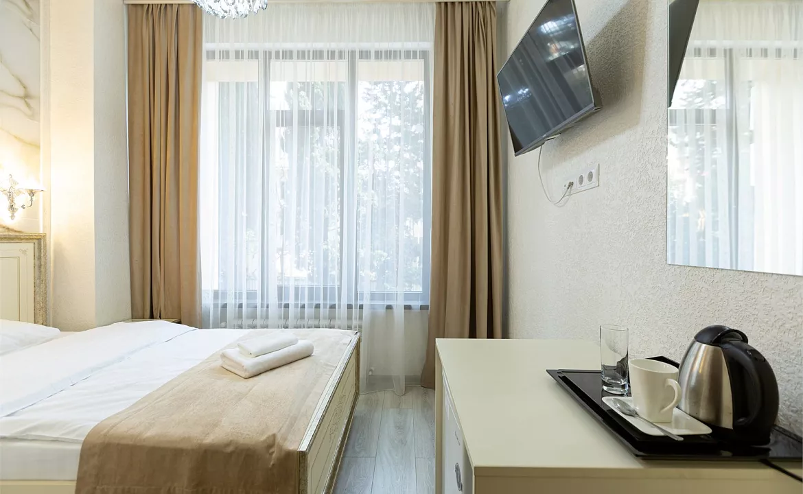 Одноместный стандарт. Отель "Сочи Галерея Парк". Сочи