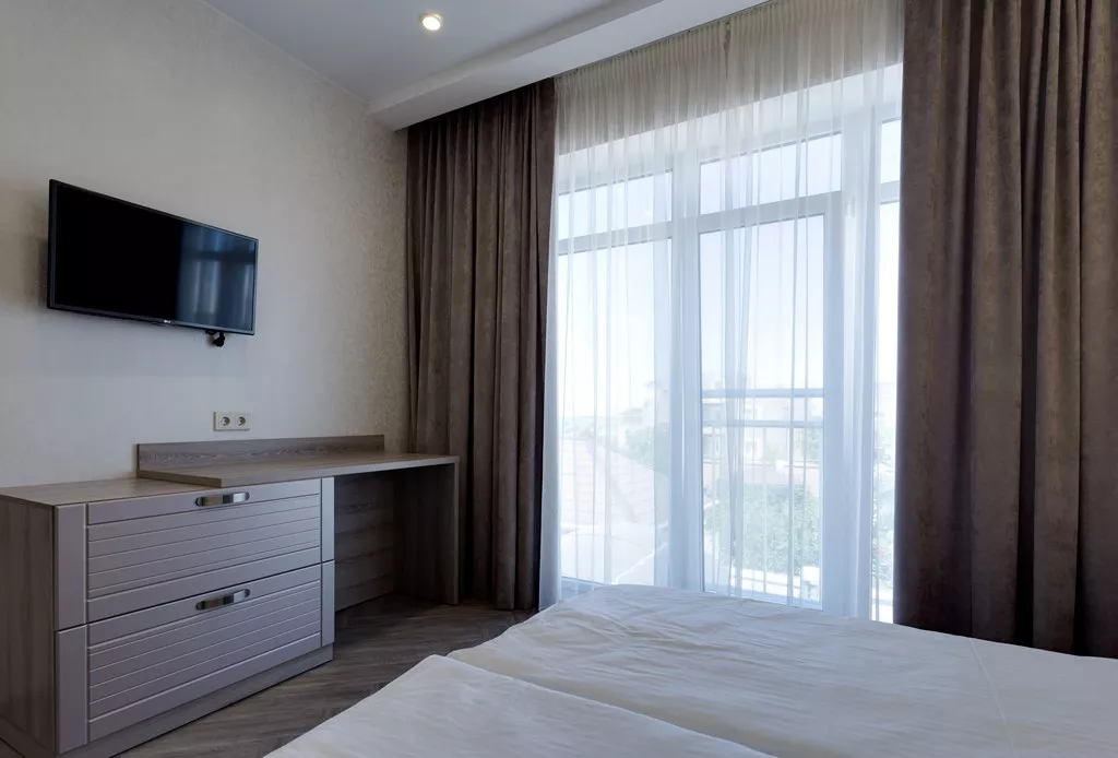 Номер Deluxe. Гостевой дом "Мемори". Заозерное