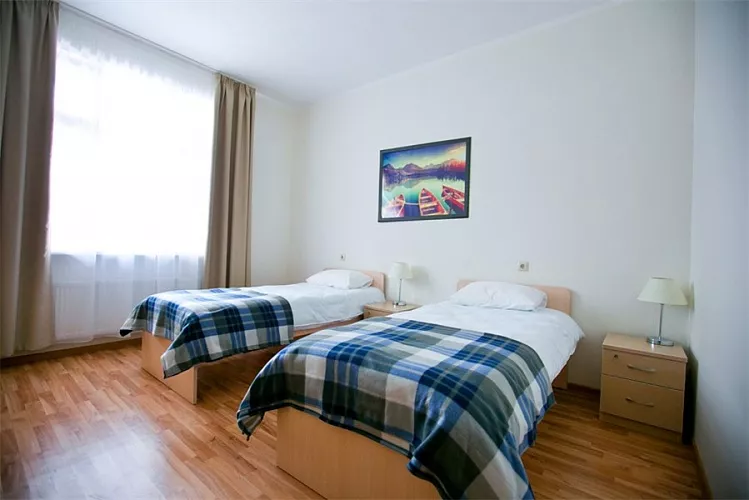 Двухместный стандарт. Отель «Приют Панды». Красная Поляна