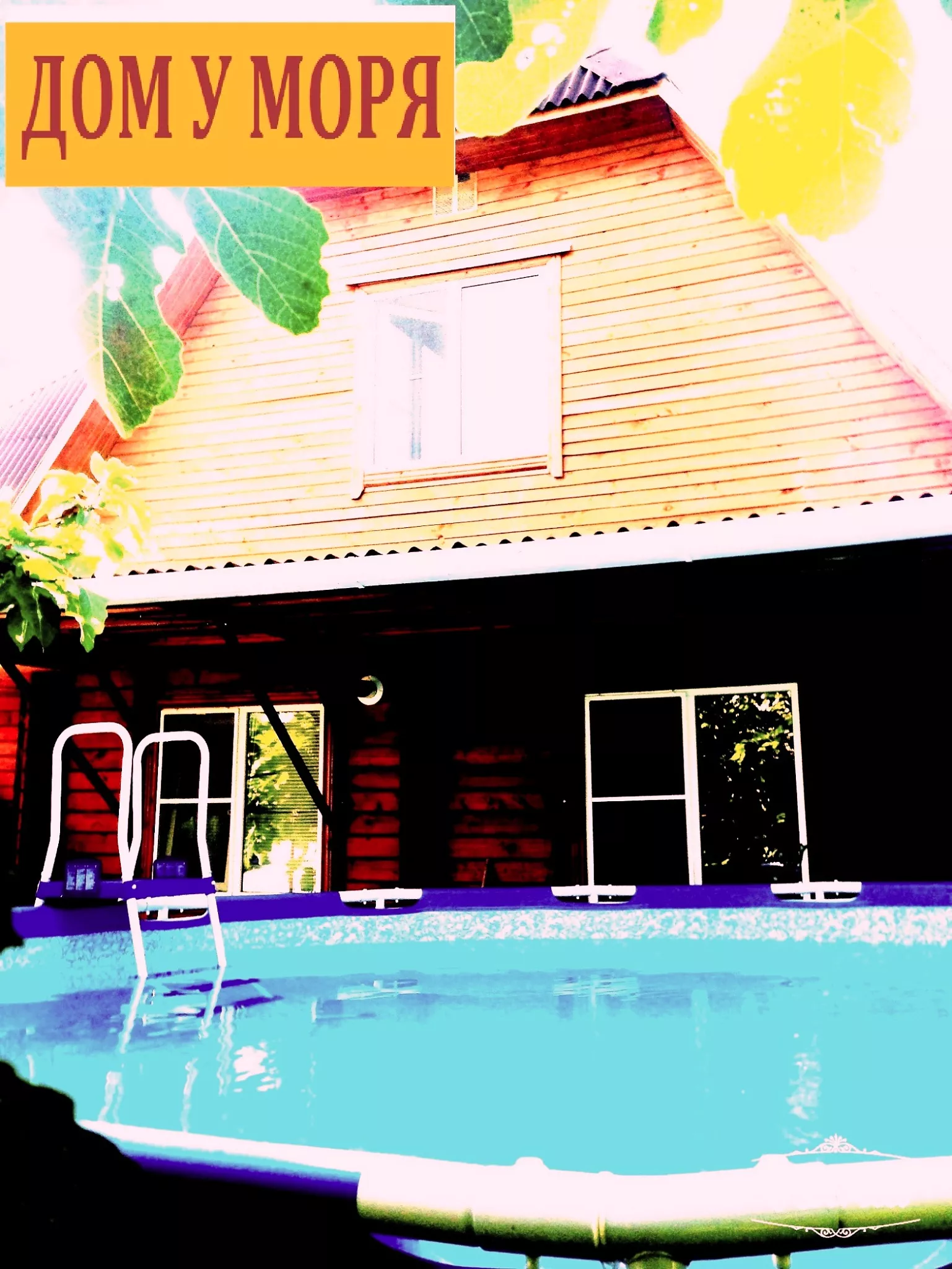 . Коттедж "Брусовый у Моря с бассейном". Макопсе