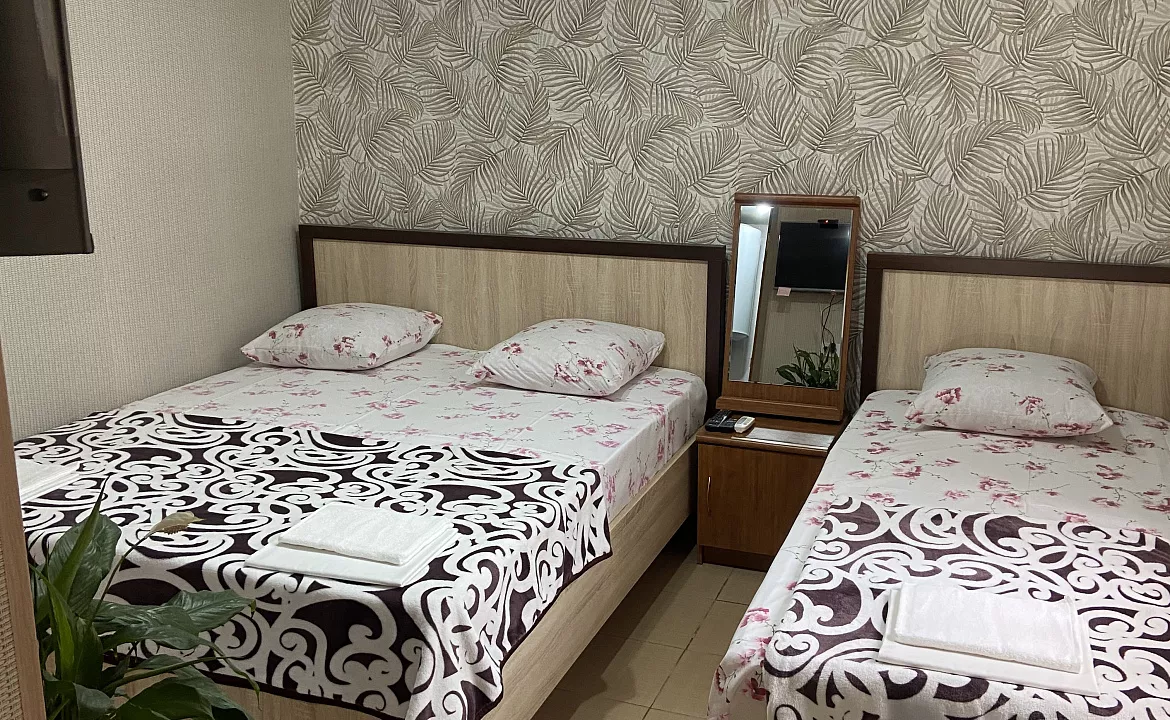 3-х местный номер с удобствами на 1-ом этаже. Гостевой дом У Сергея и Веры . Гагра