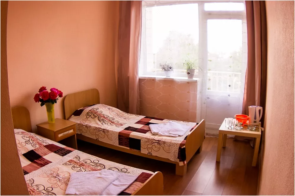 2-комнатный 4-местный номер с балконом,  2, 3 этаж. Гостиница Астерия. Ейск