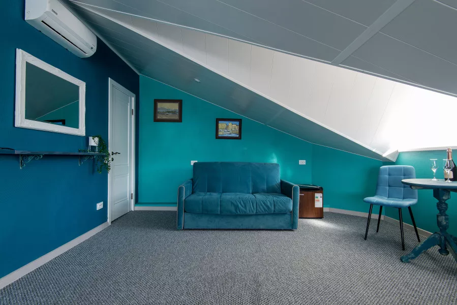 3-х местный стандарт без балкона. Гостевой дом «Серый гусь». Сочи