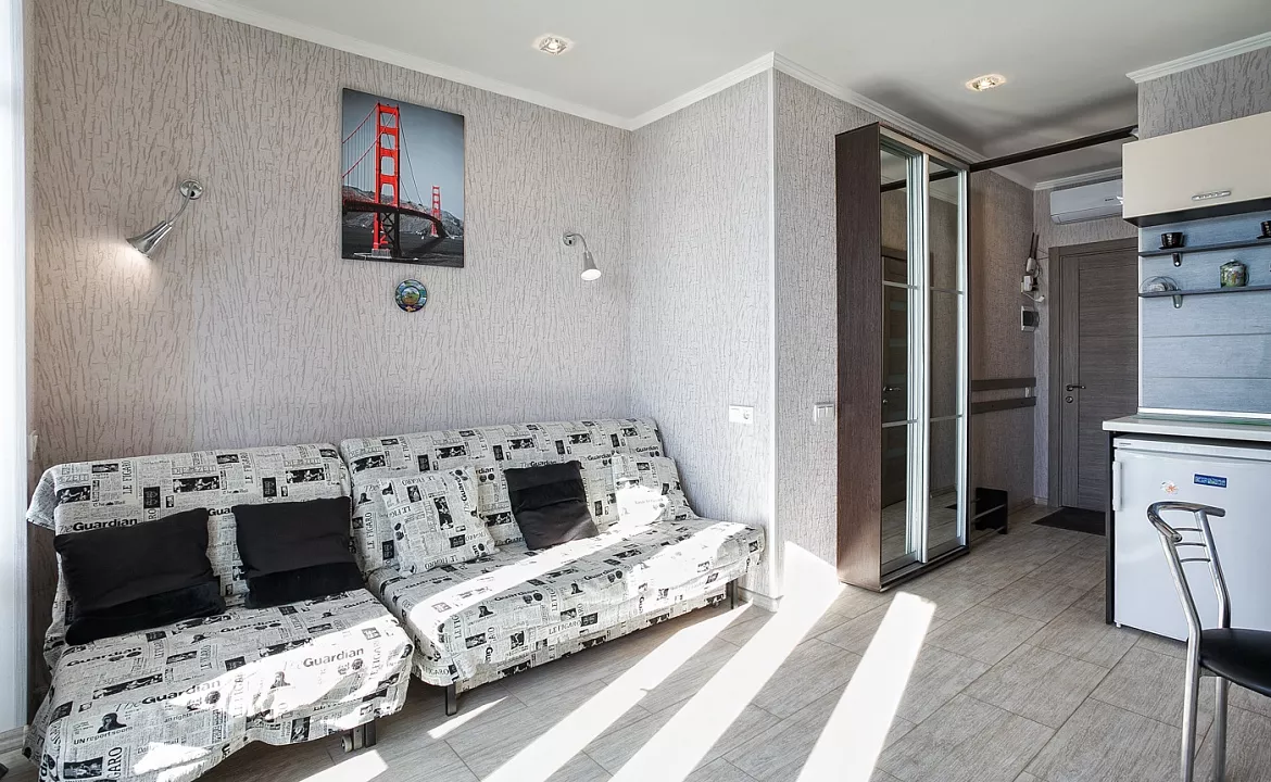 Квартира-студио №11. Квартира в многоквартирном доме Видовые апартаменты в Мисхоре. Кореиз Квартира-студио №11. Квартира в многоквартирном доме Видовые апартаменты в Мисхоре. Кореиз