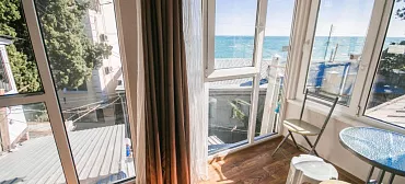 Дом под ключ на пляже с великолепными видом на море