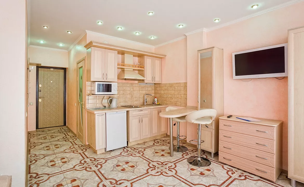 Квартира-студио №17. Квартира в многоквартирном доме Видовые апартаменты в Мисхоре. Кореиз Квартира-студио №17. Квартира в многоквартирном доме Видовые апартаменты в Мисхоре. Кореиз