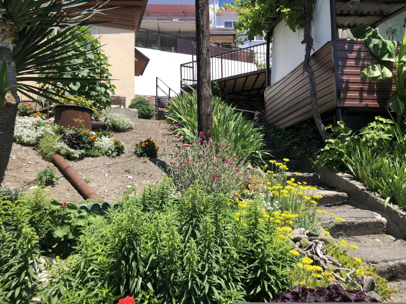 . Квартира со своей личной беседкой и качелями . Лазаревское