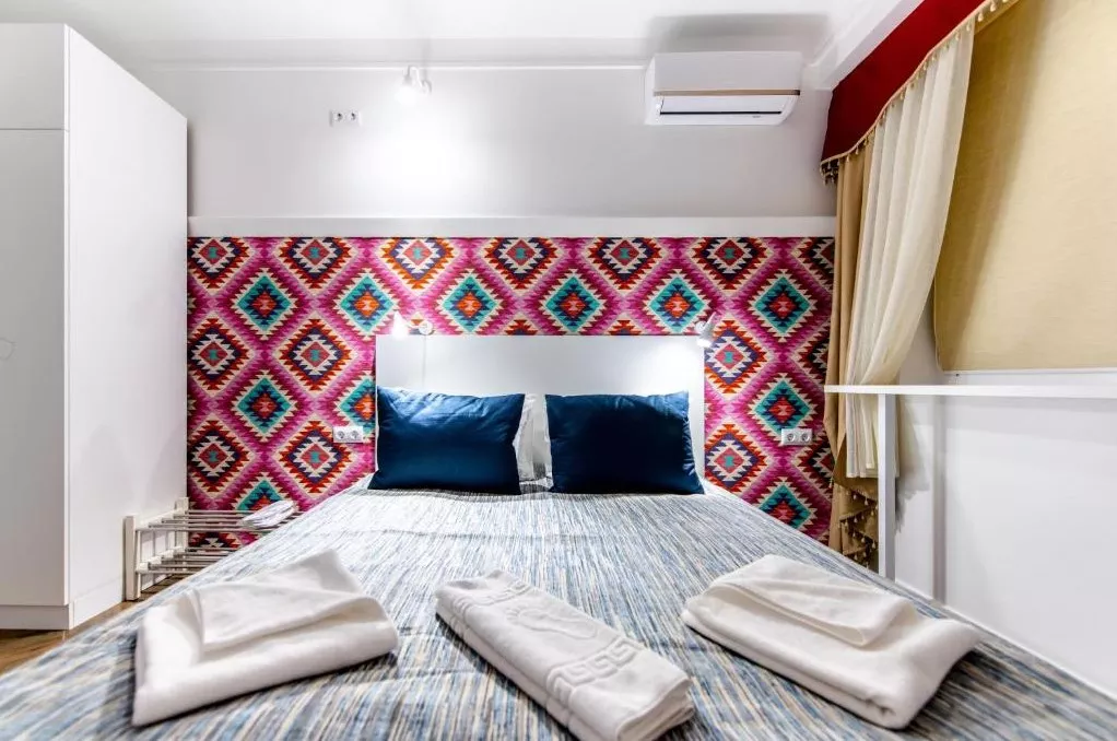 Двухместный номер с 1 кроватью и собственной ванной комнатой. Апарт-отель Намасте. Красная Поляна