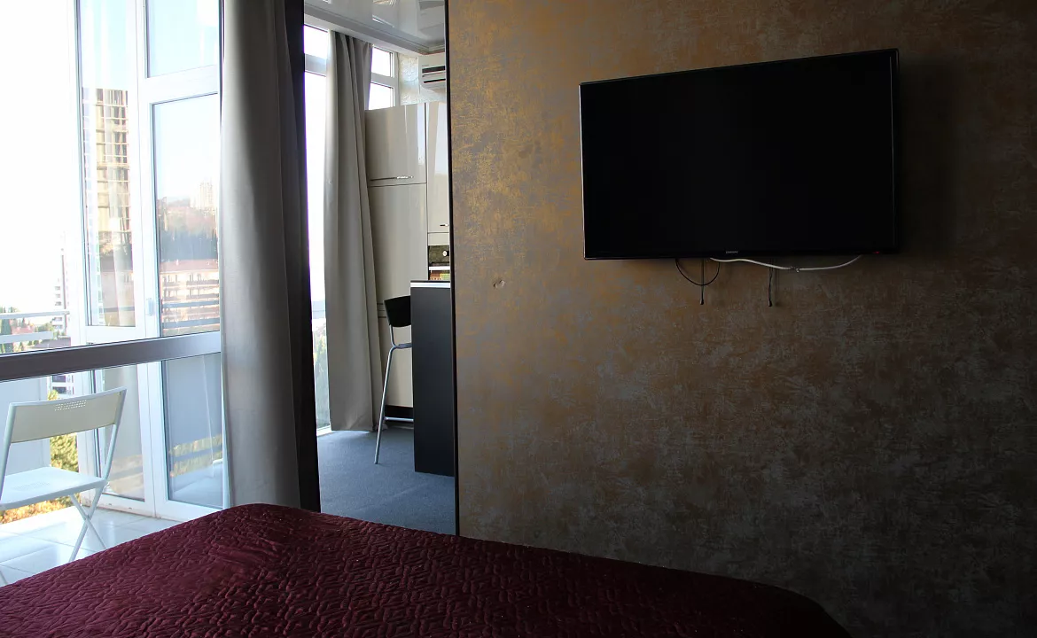 Люкс двухкомнатный с видом на море. Отель Апартаменты Волна. Сочи