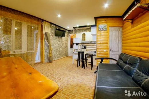 номер студия с видом на море. Гостевой дом "Новая Династия". Орджоникидзе