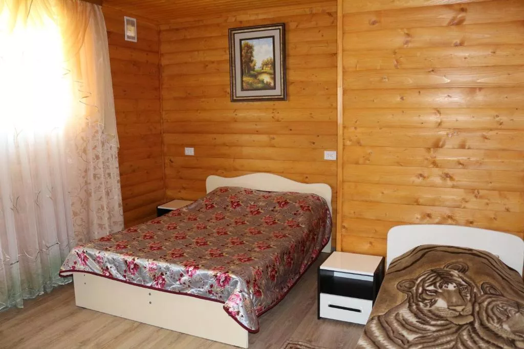 ЧЕТЫРЕХМЕСТНЫЙ В ДЕРЕВЯННОМ СТИЛЕ. Гостевой дом "Сибирячка". Ольгинка