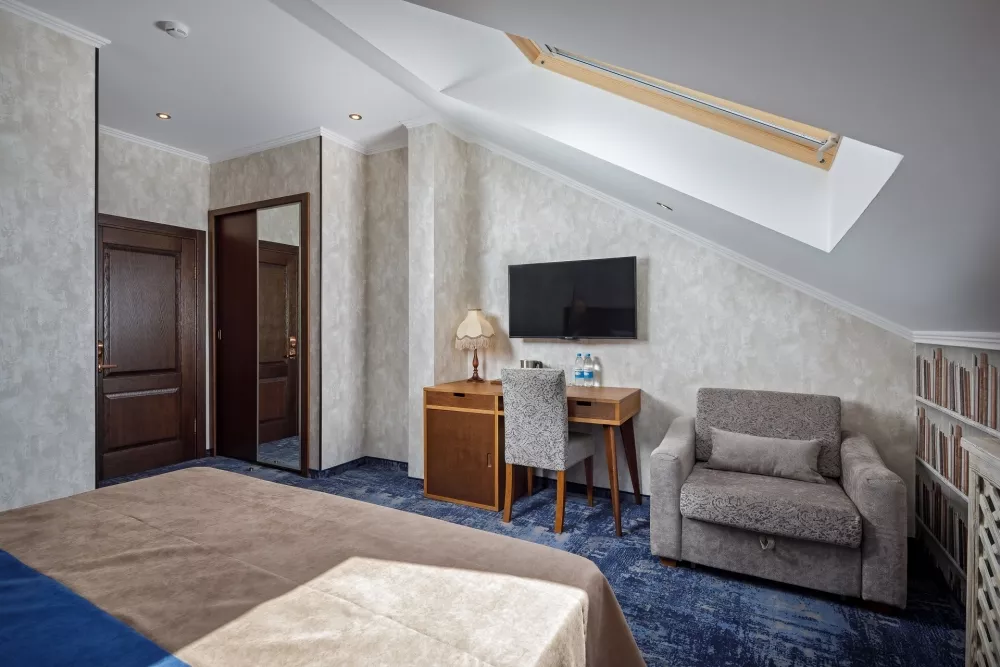 СТАНДАРТ 2-МЕСТНЫЙ БЕЗ БАЛКОНА. Гостиничный комплекс "Дача". Геленджик