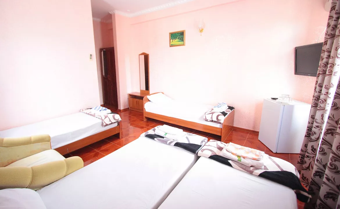 Люкс однокомнатный 4-х местный с балконом. Гостевой дом «ZIRIDIS». Витязево