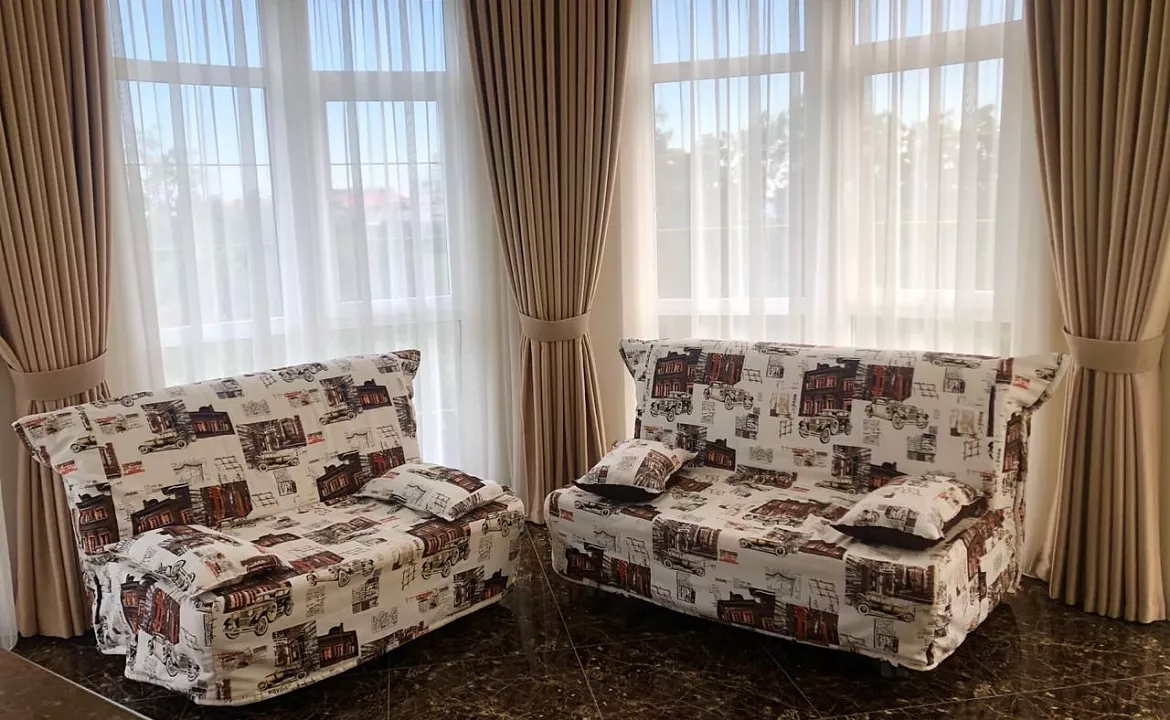 Круглый видовой номер. Отель Апарт отель "Дуэт". Ялта