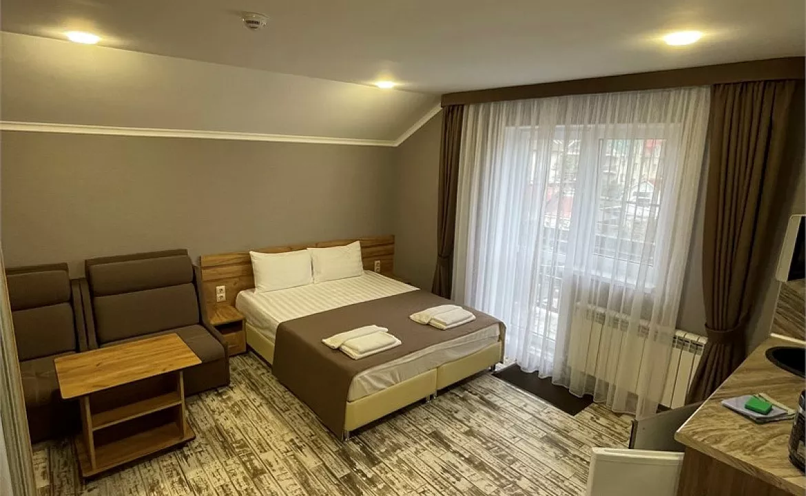 Номер-студио с балконом. Апарт-отель «Близнецы». Адлер