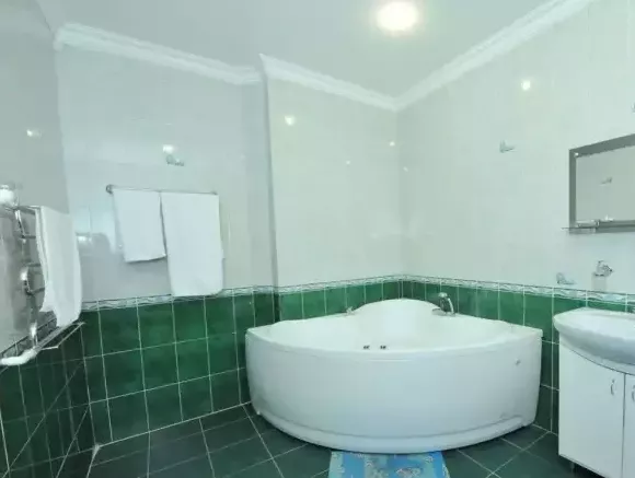 «Люкс» однокомнатный 2-местный (VIP 8-й этаж). Гостиница «Домбай». Домбай-гостиницы