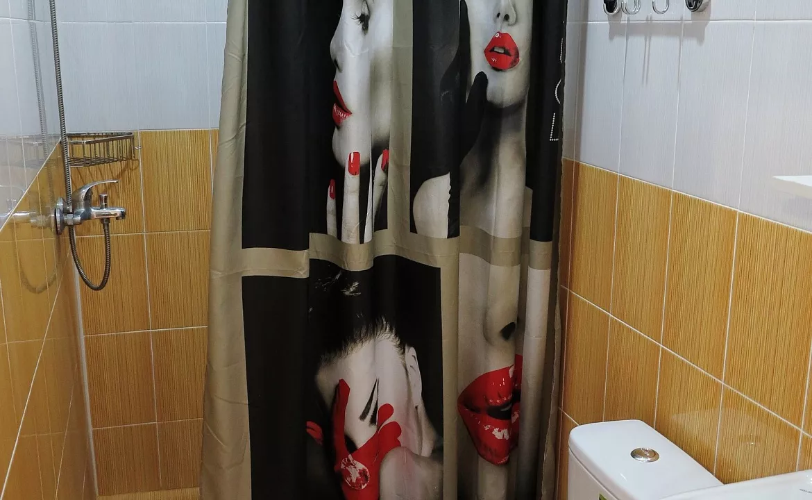 Трехместный номер с двуспальной кроватью . Гостевой дом на Переулке Фермерском 32/1. Адлер