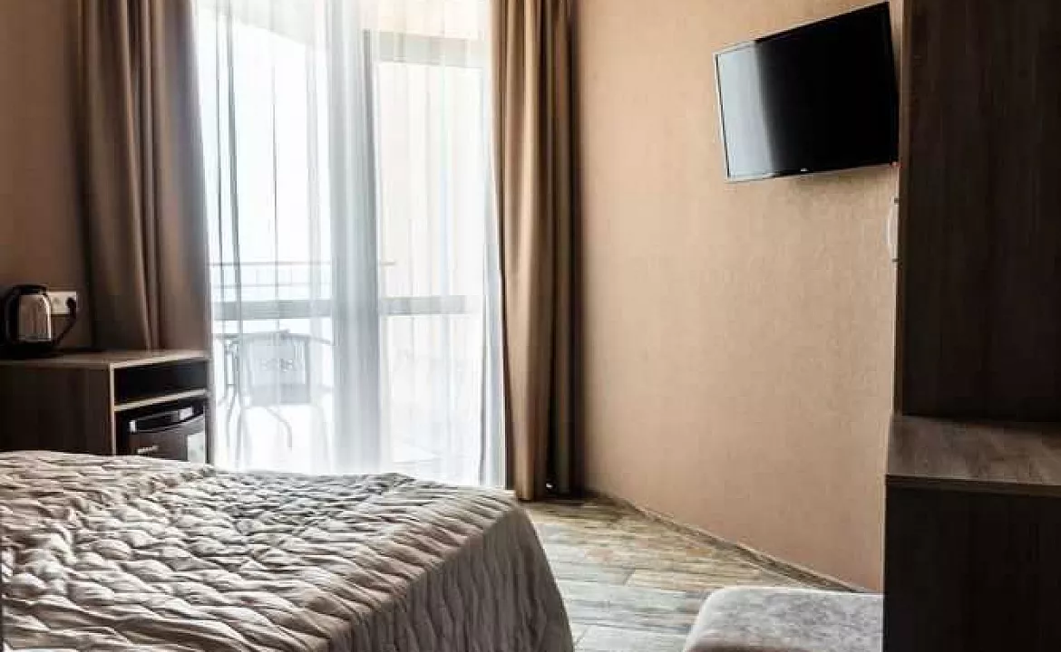 Двухместный эконом с видом на море. Гостевой дом The Goncharov’s Family House. Семидворье