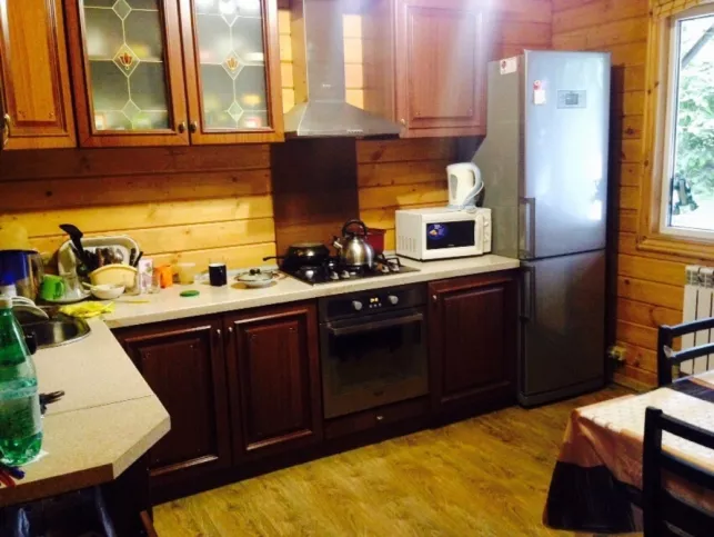 Дом под ключ 120 кв.м.. Коттедж "Брусовый у Моря с бассейном". Макопсе