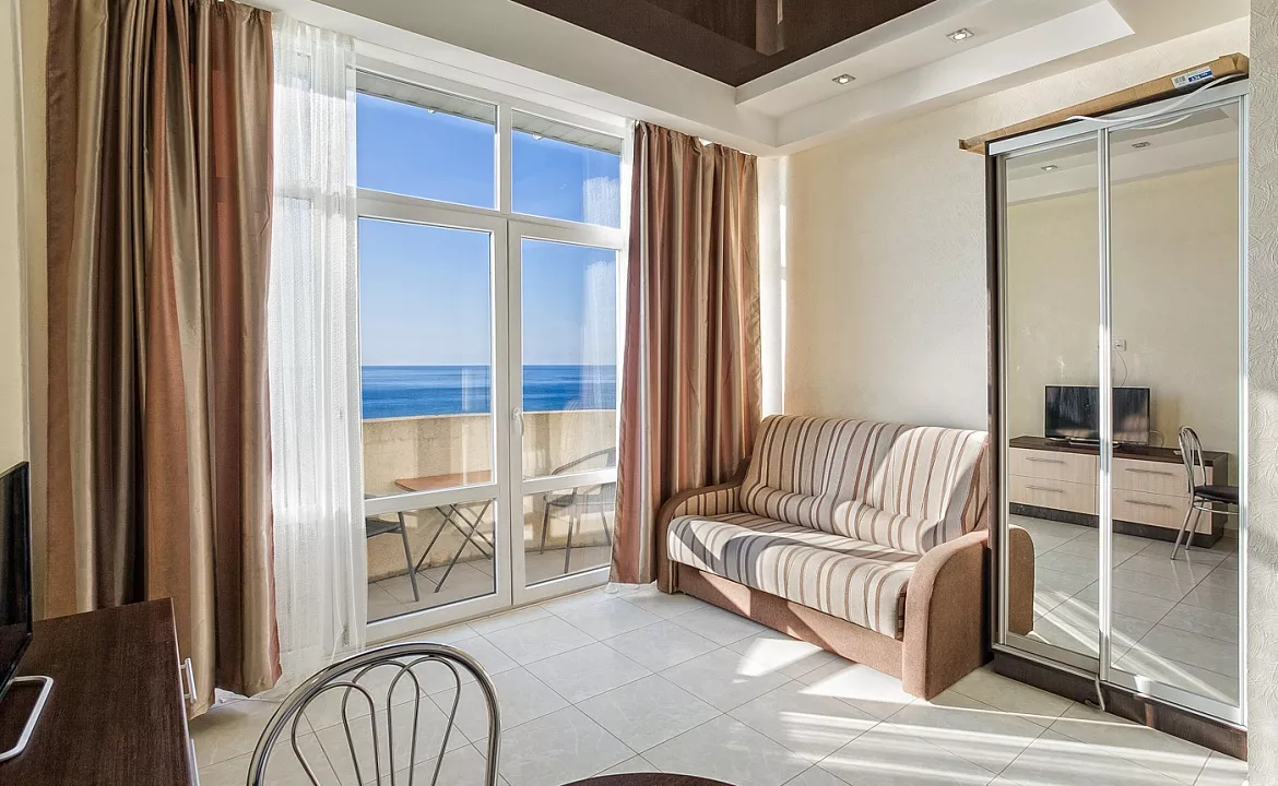 Квартира-студио №35. Квартира в многоквартирном доме Видовые апартаменты в Мисхоре. Кореиз Квартира-студио №35. Квартира в многоквартирном доме Видовые апартаменты в Мисхоре. Кореиз