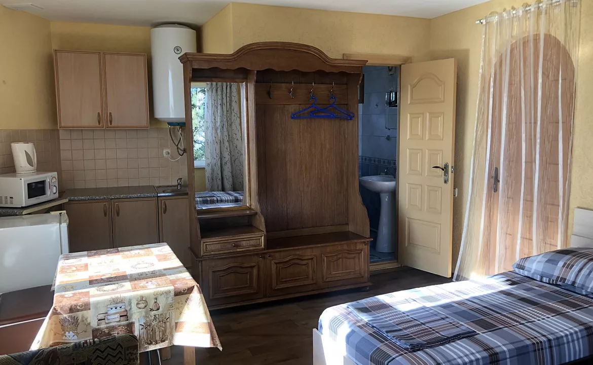 Двухместный номер с 1 кроватью и мини-кухней. Гостевой дом АнНи. Гаспра