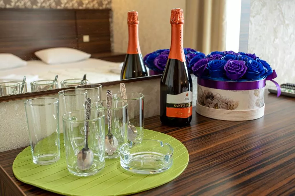 Двухместный номер с 1 кроватью или 2 отдельными кроватями. Отель Атмосфера. Кабардинка Двухместный номер с 1 кроватью или 2 отдельными кроватями. Отель Атмосфера. Кабардинка