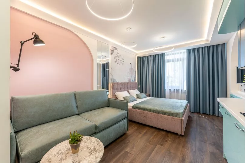 Апартаменты-студия. Квартира в многоквартирном доме Апартаменты ЖК «Красная площадь». Сочи