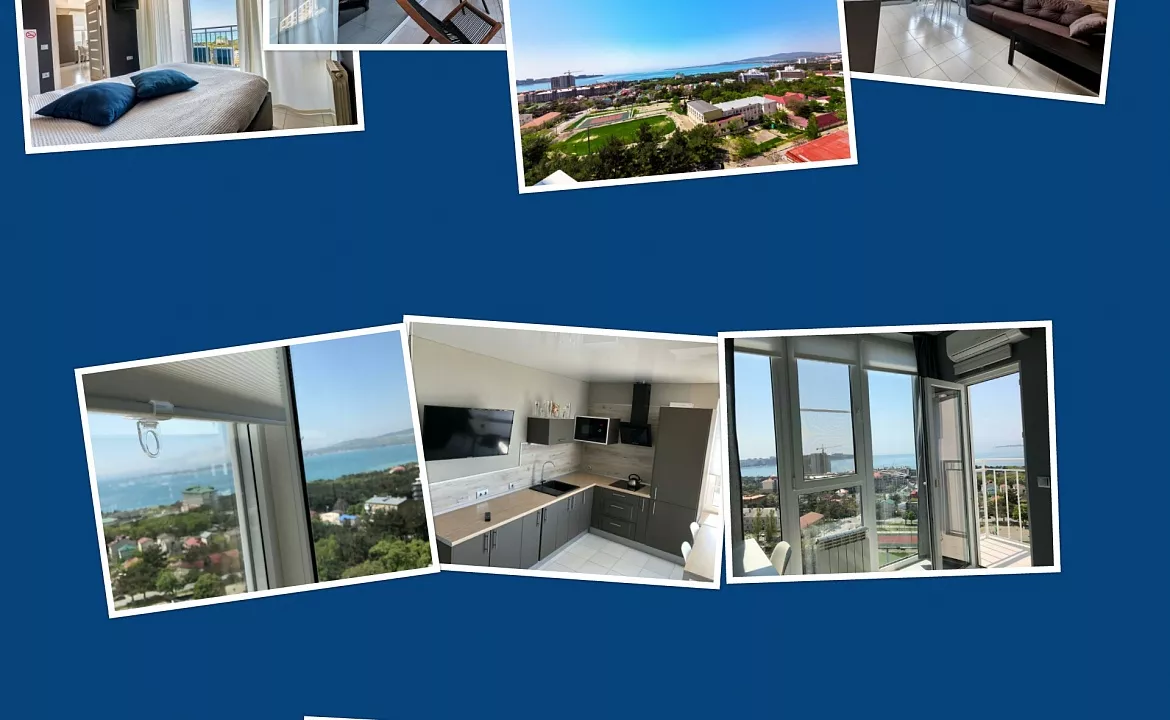 Трех комнатные . Квартира в многоквартирном доме ПАНОРАМА & ГЕЛЕНДЖИК . Геленджик