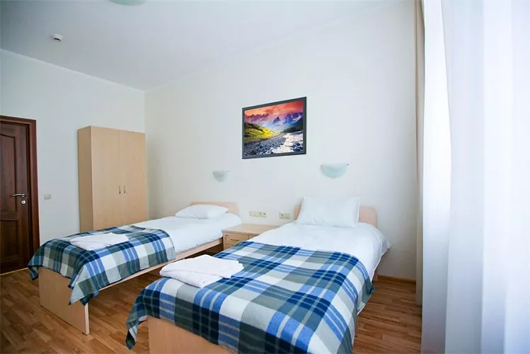 Двухместный эконом. Отель «Приют Панды». Красная Поляна