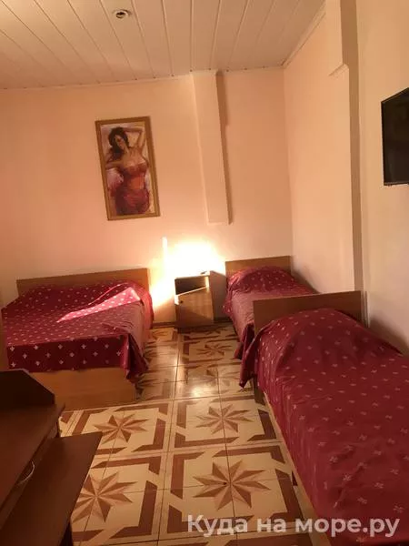 Четырехместный с удобствами. Гостевой дом Балатон. Лазаревское