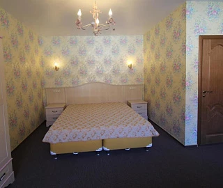 Двухместный номер с 1 кроватью или 2 отдельными кроватями, вид на горы. гостиница "Альпийская Сказка". 